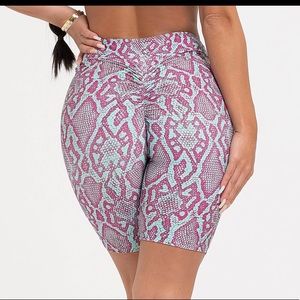 Lick Fit v cut booty scrunch shorts